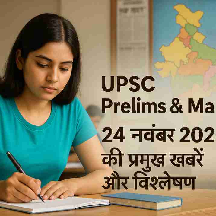 UPSC Prelims & Mains: 24 नवंबर 2025 की प्रमुख खबरें और विश्लेषण
