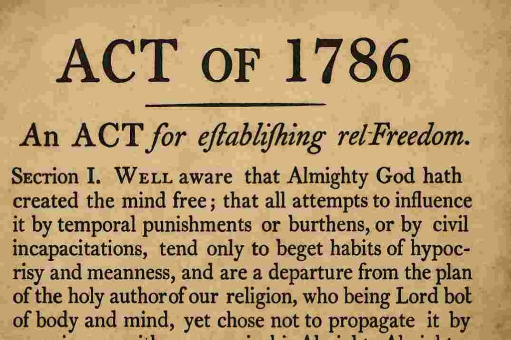 1786 का अधिनियम (Act of 1786)