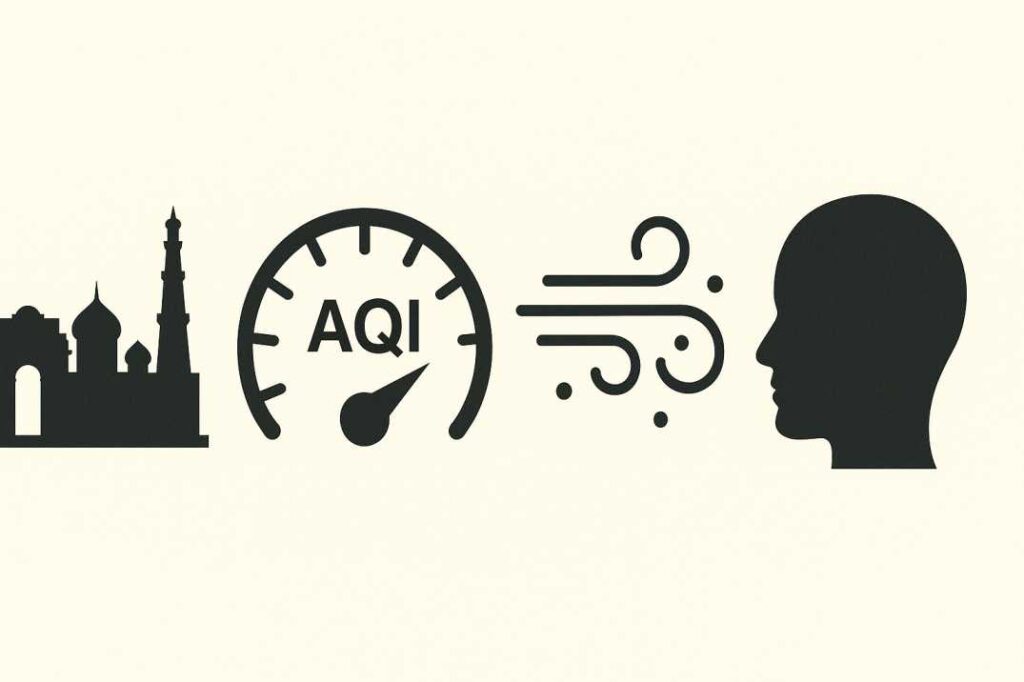 दिल्ली में वायु-गुणवत्ता (AQI) की स्थिति और इसके नीतिगत एवं स्वास्थ्य प्रभाव - UPSC-2025 परिप्रेक्ष्य