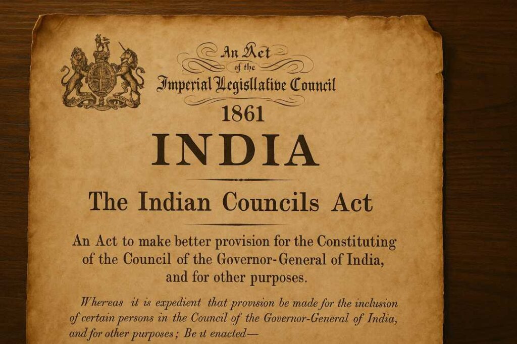1861 का भारतीय परिषद अधिनियम