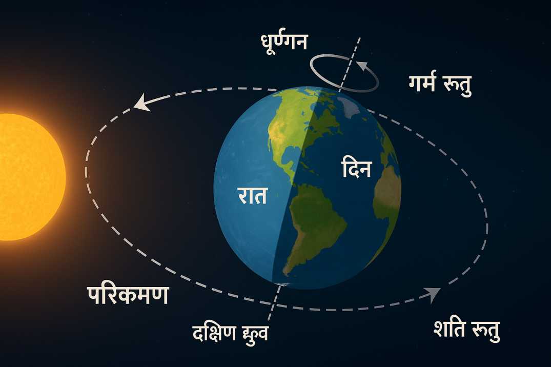 NCERT Class 6 भूगोल अध्याय 3 नोट्स हिंदी में