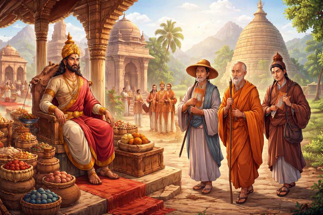 NCERT History कक्षा 6 अध्याय 10 - व्यापारी, राजा और तीर्थयात्री