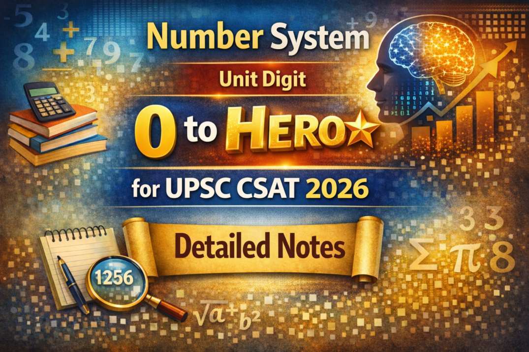 संख्या पद्धति (Number System) इकाई का अंक (Unit Digit)