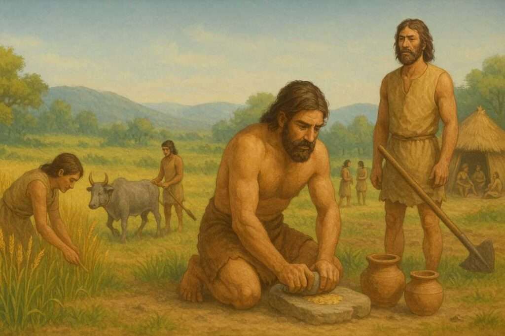 भोजन संग्रह से उत्पादन तक