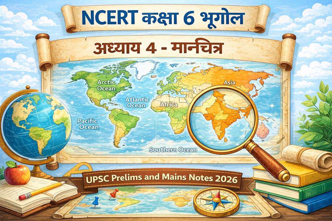 NCERT कक्षा 6 भूगोल अध्याय 4 - मानचित्र