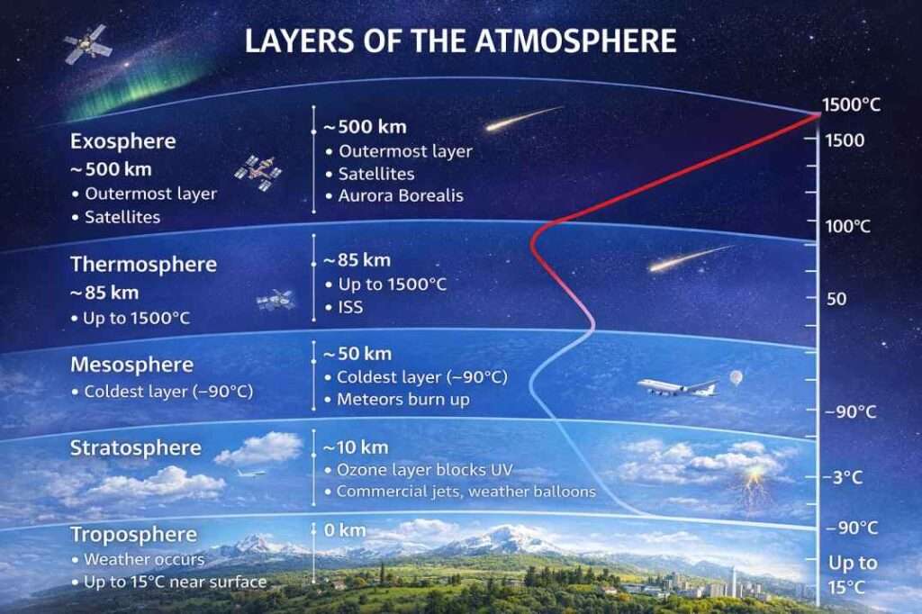 पृथ्वी के प्रमुख परिमंडल
