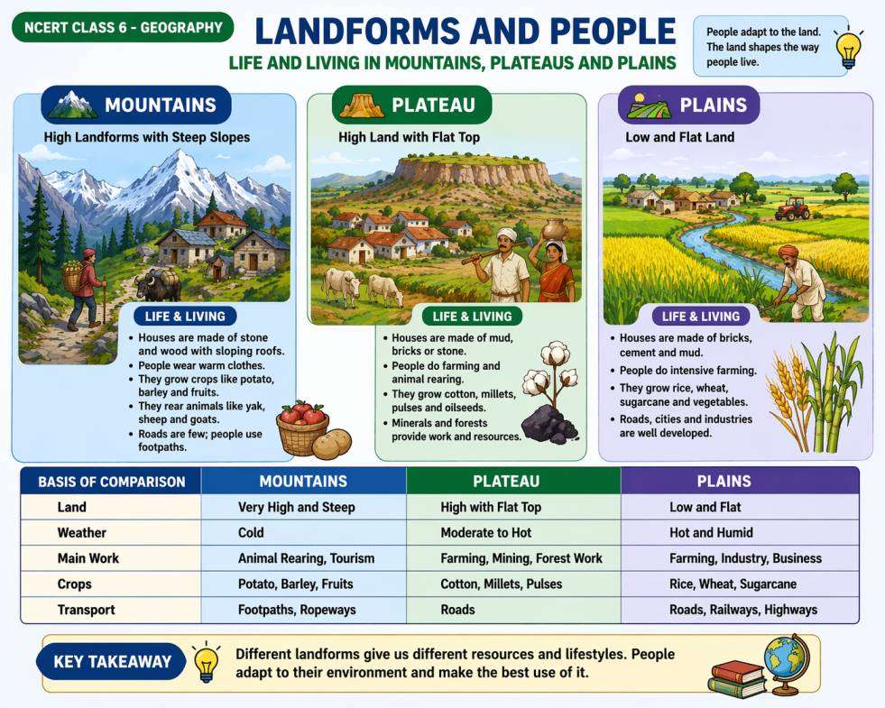 पृथ्वी के प्रमुख स्थलरूप अध्याय 6