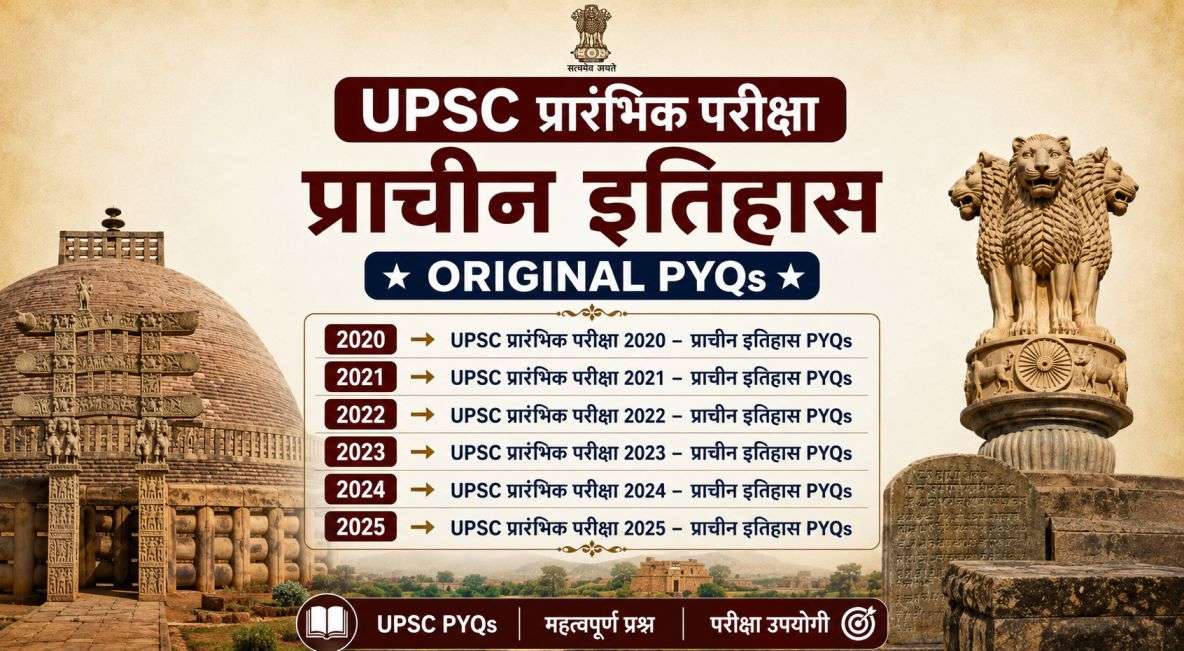 ancient history PYQs UPSC Prelims